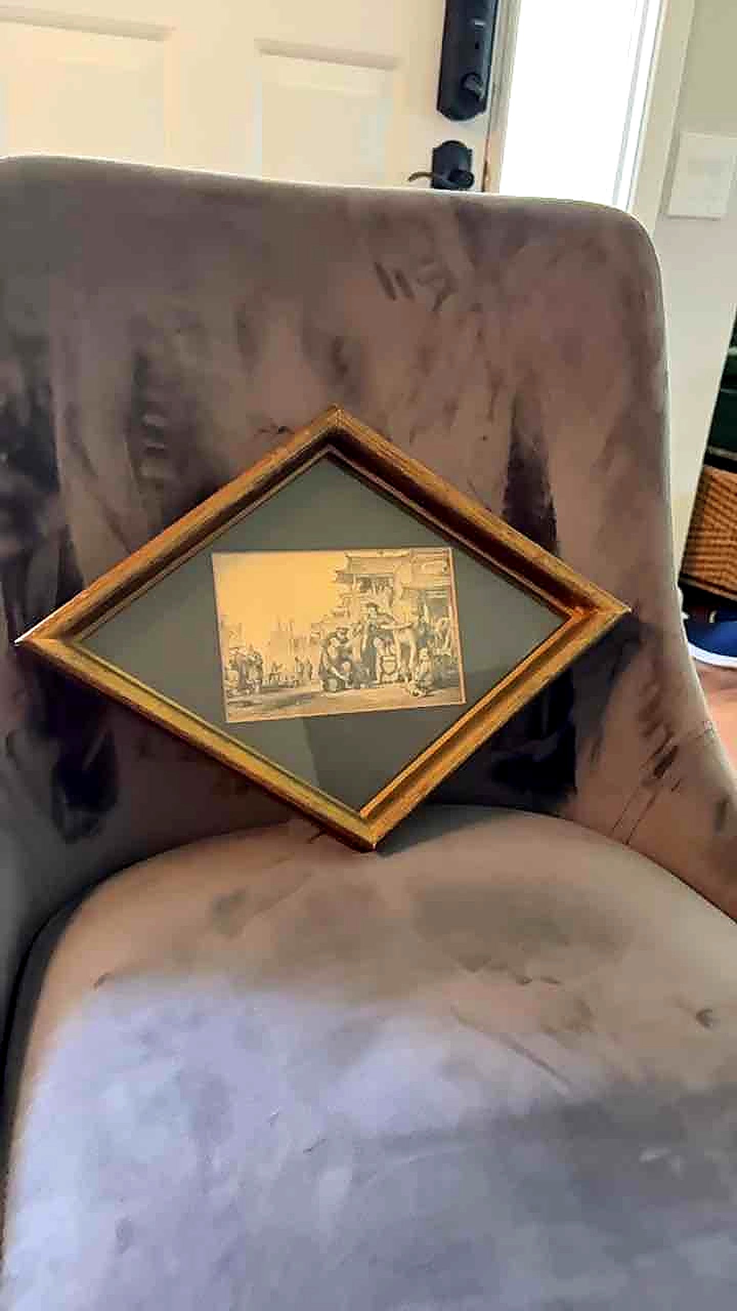 Antique Street Scene Print
