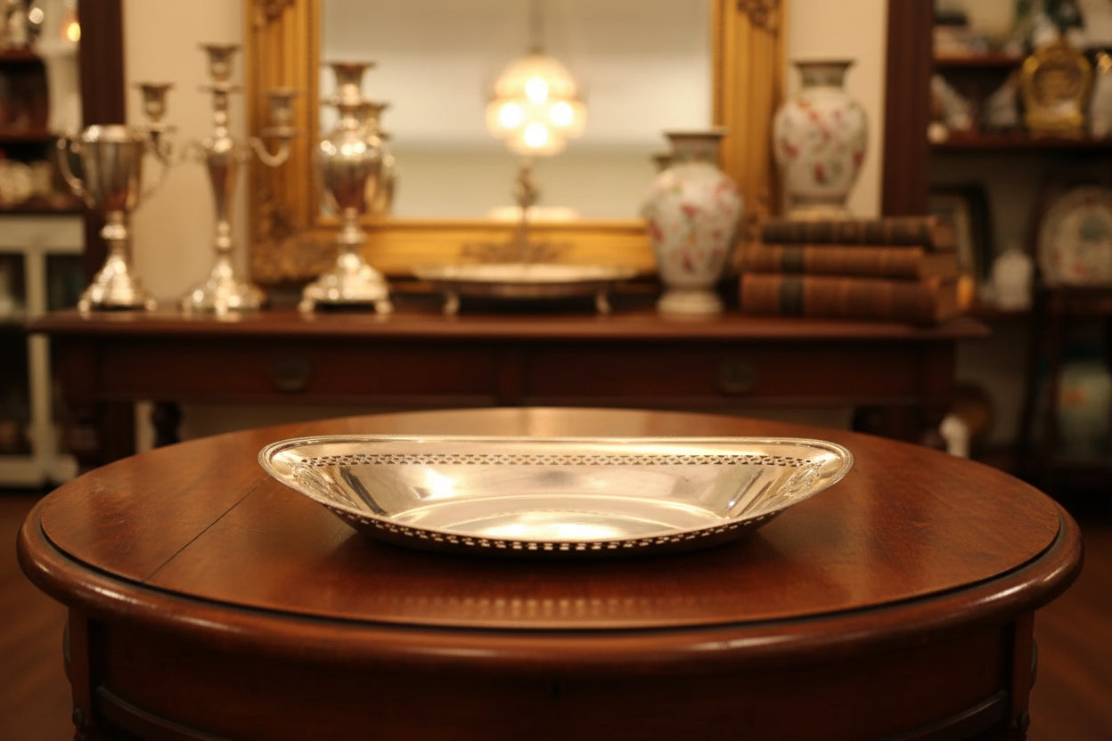 Shelton-ware Chrome Bread Tray