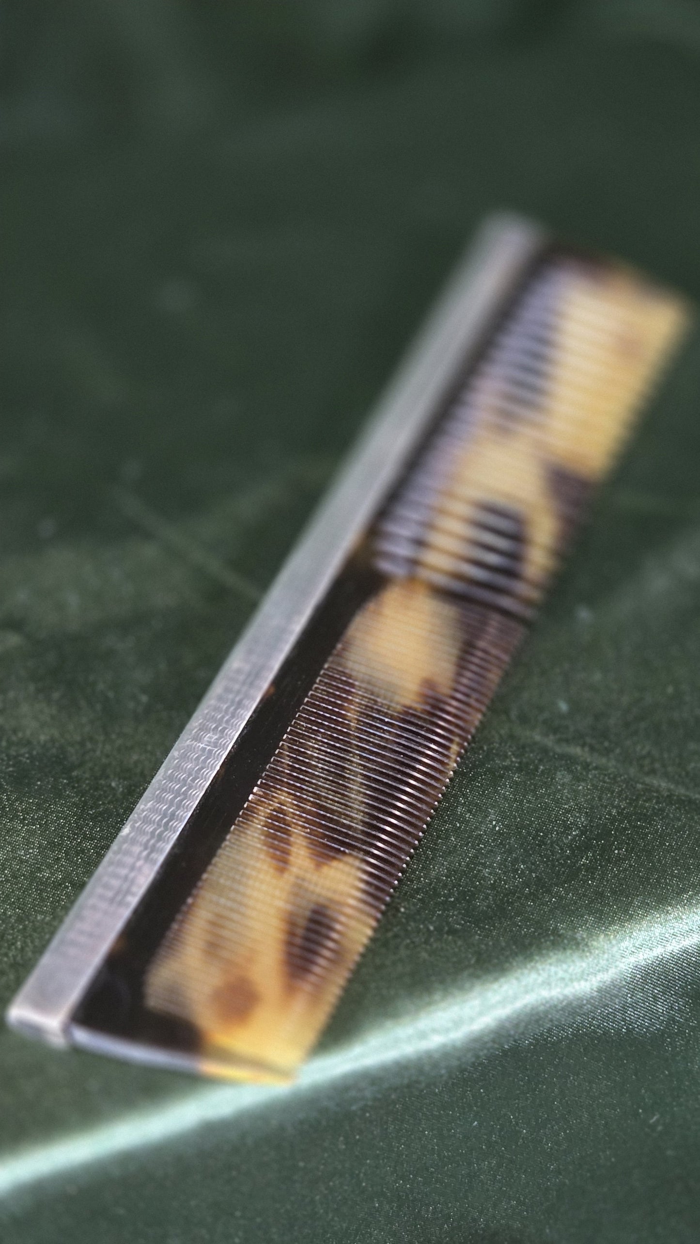 Sterling Silver and Tortoiseshell Comb