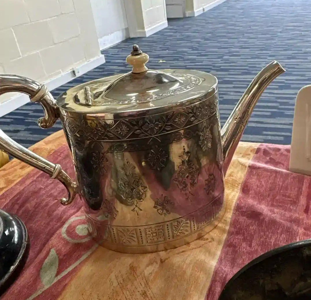 Victorian Silver Plated Teapot